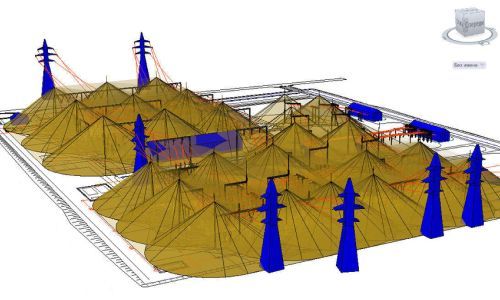 3-D визуализация проектов защиты от молний